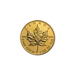 1 oz Gold Canadian Maple Leaf - Random Year