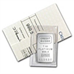 1 oz Credit Suisse Platinum Bar (W/Assay) .999+ Fine