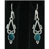 Image 1 : Opal Doublet 12.36ctw Cute Design .925 Hook Earring