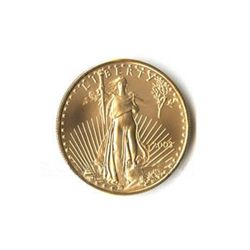 One-Tenth Ounce US American Gold Eagle Uncircula