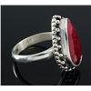 Image 2 : RUBY CORRUNDUM 26.94CTW STERLING SILVER RING