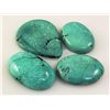 Image 1 : Natural Turquoise 216.10ctw Loose Gemstone Lot of 4