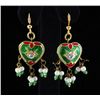 Image 1 : 4.13GRAM INDIAN HANDMADE LAKH FASHION EARRING