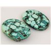 Image 1 : Natural Turquoise 143.53ctw Loose Gemstone 2pc Big Size