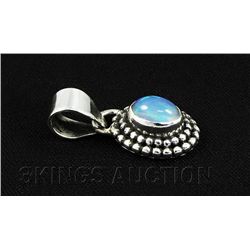 Cabochon Opal 9.93ctw Antique Desing .925 Pendant