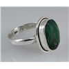 Image 2 : EMERALD BERYL 26.72CTW STERLING SILVER RING
