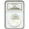 Image 1 : Certified Proof Silver Eagle PF69 2005