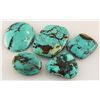 Image 1 : Natural Turquoise 137.31ctw Loose Small Gemstone Lot of