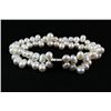 Image 2 : 149.10CTW 7in. WHITE TWISTED RICE PEARL BRACELET