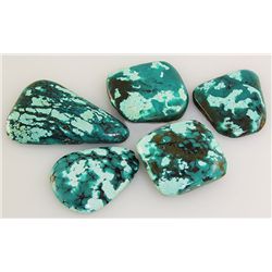 Natural Turquoise 123.89ctw Loose Small Gemstone Lot of