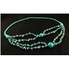 Image 2 : Gushing Sky Blue Turquoise 523.50ctw Beads Necklace