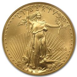2004 1 oz Gold American Eagle MS-69 PCGS
