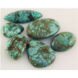 Natural Turquoise 126.95ctw Loose Small Gemstone Lot of