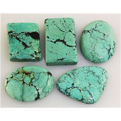 Natural Turquoise 114.13ctw Loose Small Gemstone Lot of