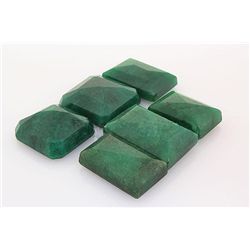 193.20ctw Faceted Loose Emerald Beryl Gemstone Lot of 6