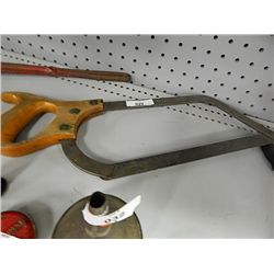WOOD HANDLE MEAT SAW