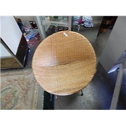 WICKER BUCKET  CHAIR