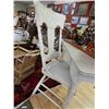 Image 1 : VINTAGE OLD CANADIAN PRESS BACK CHAIR - WHITE