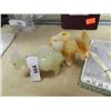 Image 1 : MARBLE DONKEY & ELEPHANT AND OLIVE FORKS