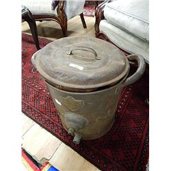 VINTAGE SMP TRIUMPH BUTTER CURN BUCKET WITH LID