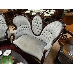 VICTORIAN PARLOUR LOVE SEAT