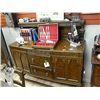 Image 1 : VINTAGE MAHOGANY BUFFET WITH BACK DROP - 2DR & 2 DOOR - 1800'S?