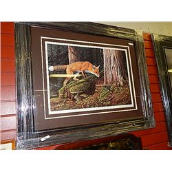 FRAMED LIMITED EDITION PRINT  FOREST CHASE - MARLA WILSON