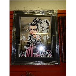 FRAMED PRINT "ANGORA - ANGELINA WRONA