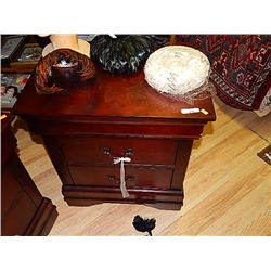 CHERRY WOOD  LOUIS PHILLIPE  NITE STAND - NEW