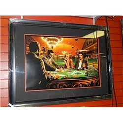 FRAMED PRINT "ROYAL FLUSH - C COMSANI