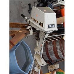 OUT BOARD MOTOR - VIKING - 9.2HP WARRANTY - RUNNING GOOD - DOLLY NOT INCLUDED
