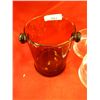 Image 1 : AMBER GLASS ICE BUCKET