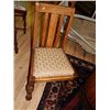 Image 1 : VINTAGE OAK SIDE CHAIRS - 3 X BID