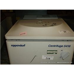 Eppendorf 5416 Centrifuge (print sequence:) K-218