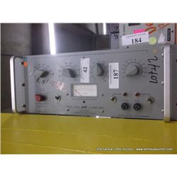 PD 1556B High Voltage Calibrated D.C. Power Source (print sequence:) K-187