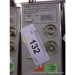 TEKTRONIX 11A33 DIFFERENTIAL COMPATAOR PLUG-IN