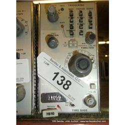 TEKTRONIX 7B10 TIME BASE PLUG IN