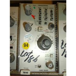 TEKTRONIX 7B10 TIME BASE PLUG IN