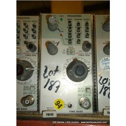 TEKTRONIX 7B10 TIME BASE PLUG IN