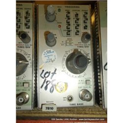 TEKTRONIX 7B10 TIME BASE PLUG IN