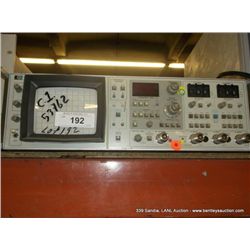 HP 8754A NETWORK ANALYZER (print sequence:) 53762