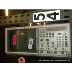 HP 54542S OSCILLOSCOPE (print sequence:) 53764