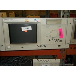 HP 16500A LOGIC ANALYSIS SYSTEM (print sequence:) 537660 S680749