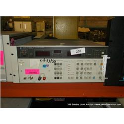 HP 4140B PA METER/ DC VOLTAGE SORUCE (print sequence:) 53750