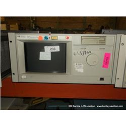 HP 16500A LOGIC ANALYSIS SYSTEM (print sequence:) 53769 S680747