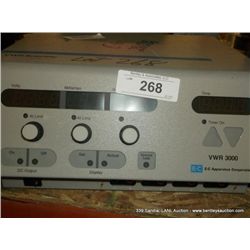 VWR 3000 EC APPARATUS (print sequence:) 28035