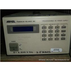 AMREL PROGRAMMABLE DC POWER SUPPLY