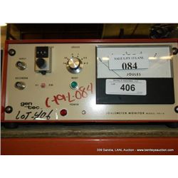 GENTEC PRJ A JOULEMETER MONITOR (print sequence:) L-084