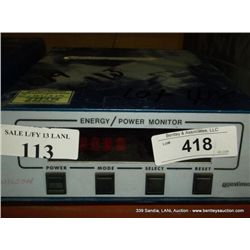 GENTEC PRJ M ENERGY/POWER MONITOR (print sequence:) L-113