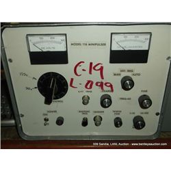 MODEL 116 MINIPULSAR (print sequence:) L-099